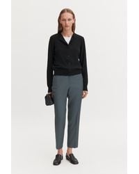 Filippa K - Emma Cropped Cool Wool Trousers - Lyst