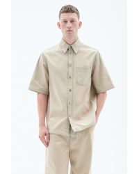 Filippa K - Denim Short Sleeve Shirt - Lyst