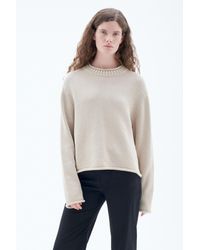 Filippa K - Rolled Hem Sweater - Lyst