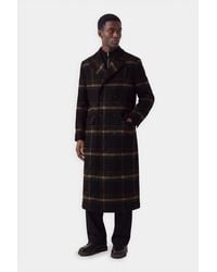Filippa K - Damian Check Wool Coat - Lyst
