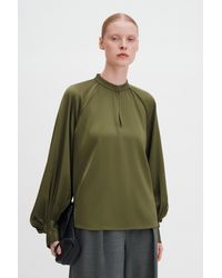 Filippa K - Stand Collar Blouse - Lyst