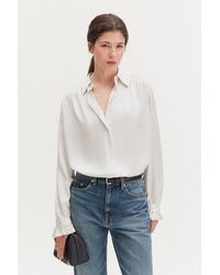 Filippa K - Gathered Detail Blouse - Lyst
