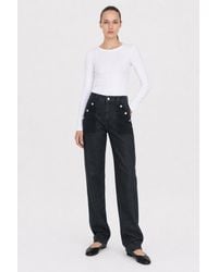 Filippa K - Contrast Pocket Straight Jeans - Lyst