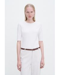 Filippa K - Cotton Stretch Elbow Sleeve - Lyst