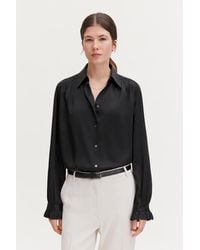 Filippa K - Gathered Detail Blouse - Lyst