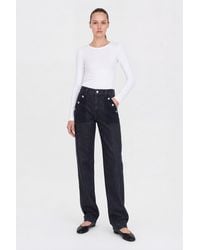 Filippa K - Contrast Pocket Straight Jeans - Lyst