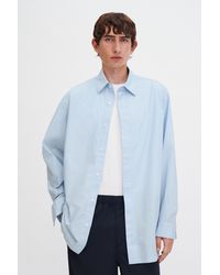 Filippa K - Rolled Sleeve Cotton Shirt - Lyst