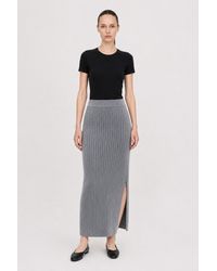 Filippa K - Rib Knit Skirt - Lyst
