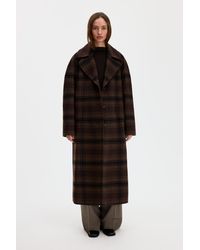 Filippa K - Vanessa Vented Check Coat - Lyst