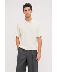 Filippa K - Knitted Polo Sweater - Lyst