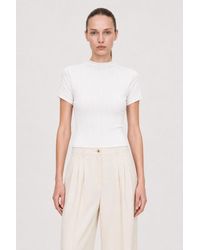 Filippa K - Mock Neck Top - Lyst