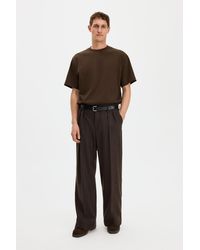 Filippa K - Milo Flannel Trousers - Lyst