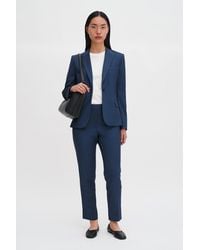 Filippa K - Emma Cropped Cool Wool Trouser - Lyst