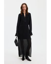 Filippa K - Plissé Raglan Dress - Lyst