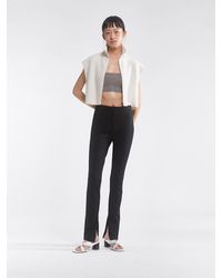 Cotton Poe Cropped Jersey Pant 