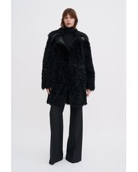 Filippa K - Reversible Shearling Coat - Lyst