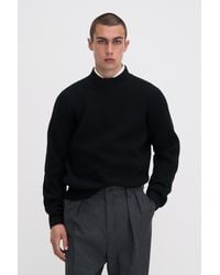 Filippa K - Ribbed Wool Mockneck Sweater - Lyst