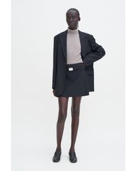 Filippa K - Wool Mini Belt Skirt - Lyst