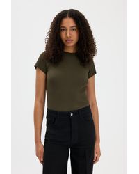 Filippa K - Fine Rib Tee - Lyst