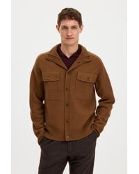 Filippa K - Felted Knit Overshirt - Lyst