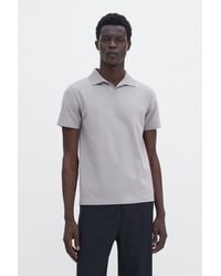 Filippa K - Stretch Cotton Polo T-Shirt - Lyst
