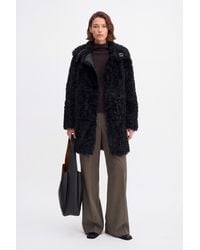 Filippa K - Reversible Shearling Coat - Lyst