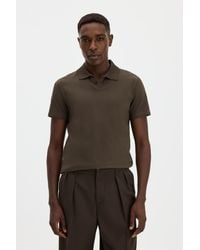 Filippa K - Stretch Cotton Polo T-Shirt - Lyst