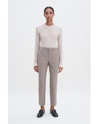 Filippa K - Emma Cropped Cool Wool Trousers - Lyst