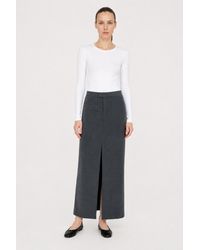 Filippa K - Long Tailored Skirt - Lyst