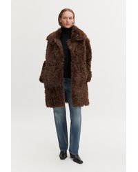 Filippa K - Reversible Shearling Coat - Lyst