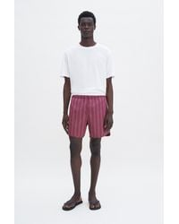 Filippa K - Long Striped Swim Shorts - Lyst
