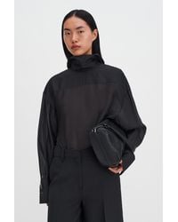 Filippa K - Fold Collar Blouse - Lyst