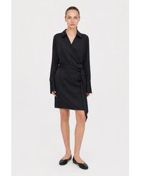 Filippa K - Wrap Shirt Dress - Lyst
