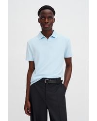 Filippa K - Stretch Cotton Polo T-Shirt - Lyst