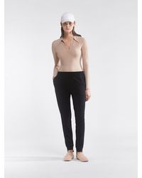 Cotton Poe Cropped Jersey Pant 