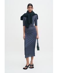Filippa K - Layered Frill Crepe Skirt - Lyst