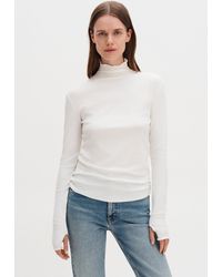 Filippa K - Rib Mock Neck Top - Lyst
