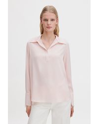 Filippa K - Lace Cuff Detail Blouse - Lyst