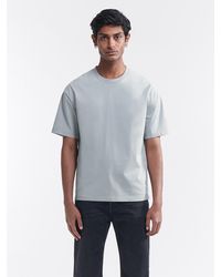 Brushed Organic-cotton Top in White for Men Mens Clothing T-shirts Long-sleeve t-shirts Filippa K M 