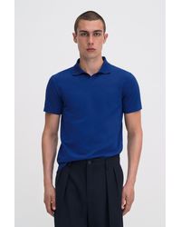 Filippa K - Stretch Cotton Polo T-Shirt - Lyst