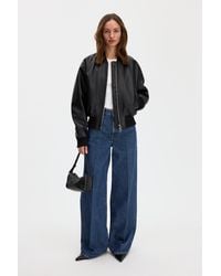 Filippa K - Leather Zip Jacket - Lyst