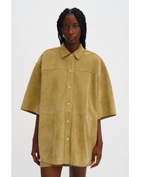 Filippa K - Suede Shirt Jacket - Lyst