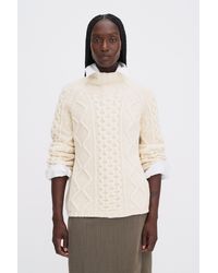 Filippa K - Wool Cable Knit Sweater - Lyst