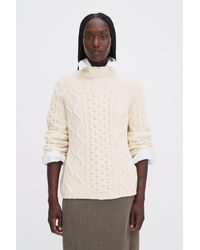 Filippa K - Wool Cable Knit Sweater - Lyst