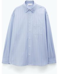 Filippa K - Striped Cotton Poplin Shirt - Lyst