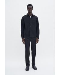 Filippa K - Boxy Wool Twill Shirt - Lyst