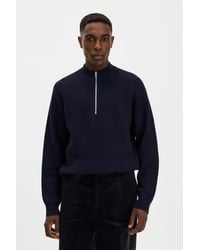 Filippa K - Wool Half Zip Sweater - Lyst