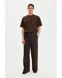Filippa K - Milo Flannel Trousers - Lyst
