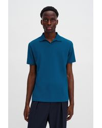 Filippa K - Stretch Cotton Polo T-Shirt - Lyst
