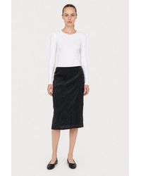 Filippa K - Crinkled Pencil Skirt - Lyst
